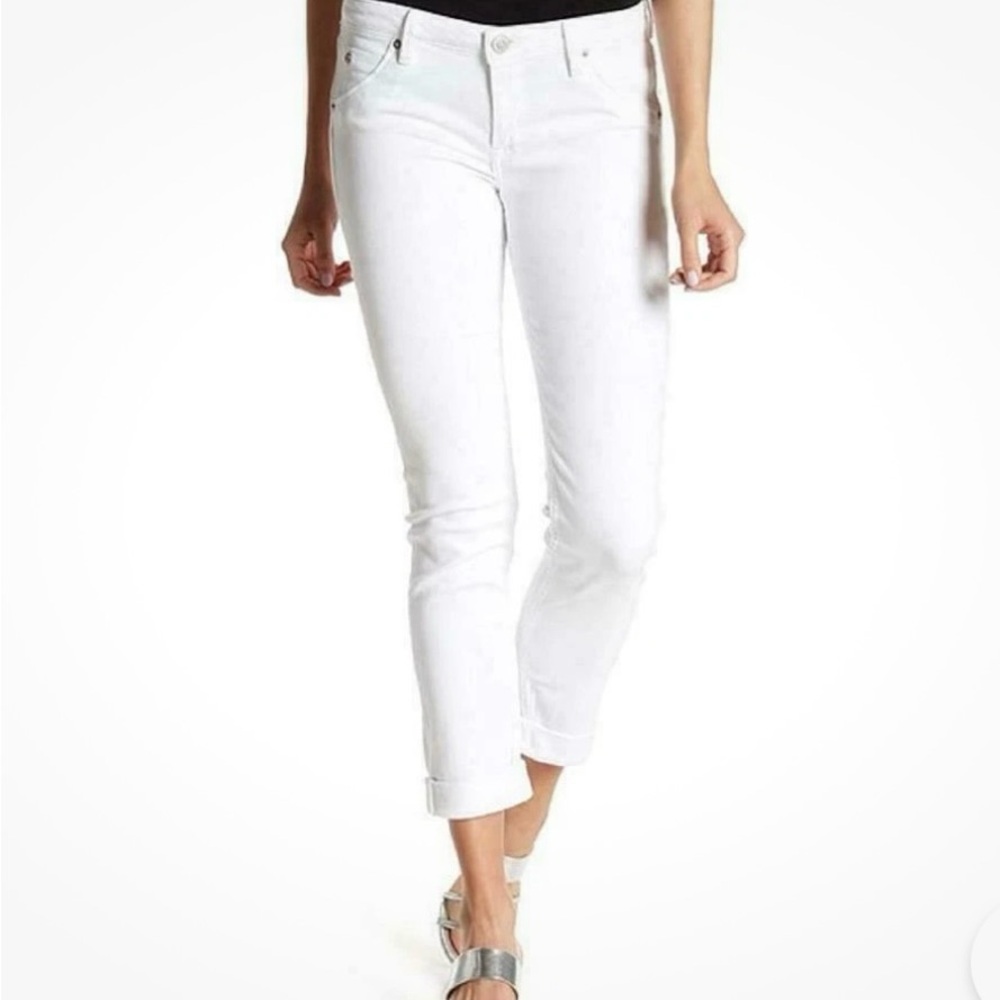 Hudson Jeans Women's Crisp White Cropped Jeans